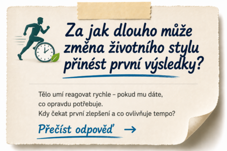 Za jak dlouho může změna životního stylu přinést první výsledky? Odpověď v&nbsp;seriálu Mužská vitalita.