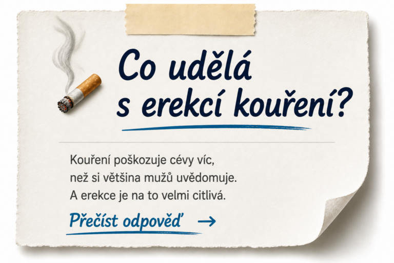 Co udělá s erekcí kouření? Odpověď v seriálu Mužská vitalita