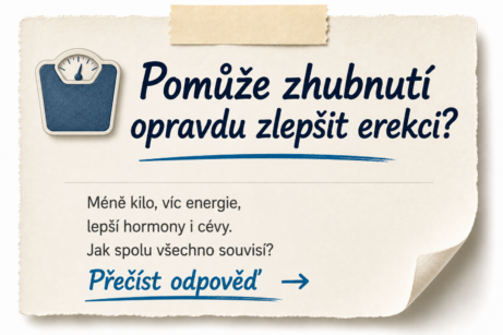 Pomůže zhubnutí opravdu zlepšit erekci? Odpověď v&nbsp;seriálu Mužská vitalita